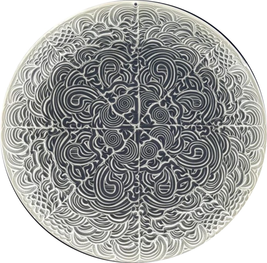 Песчаная поверхность кинетического стола FMONE с узорами